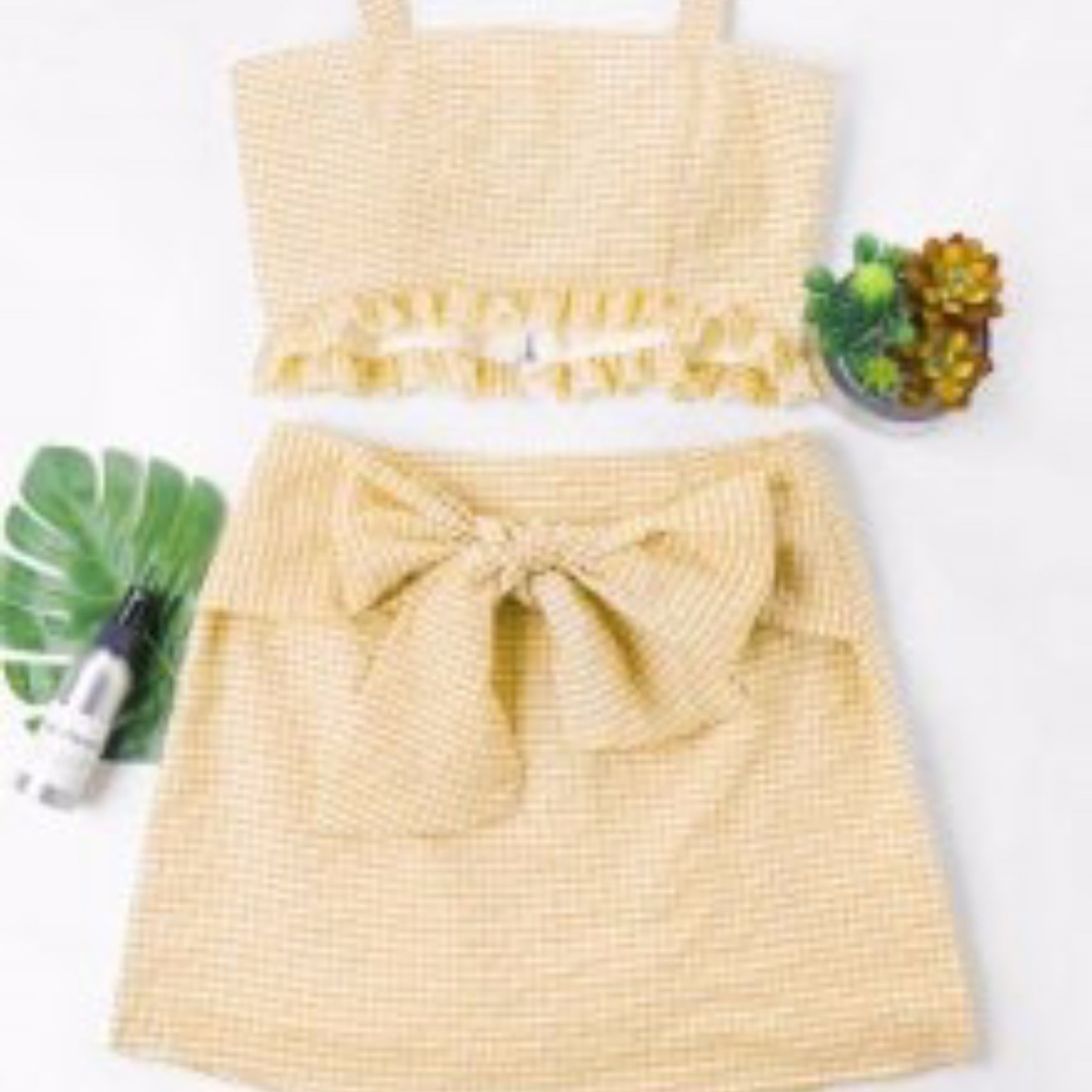 Yellow Two Piece Set